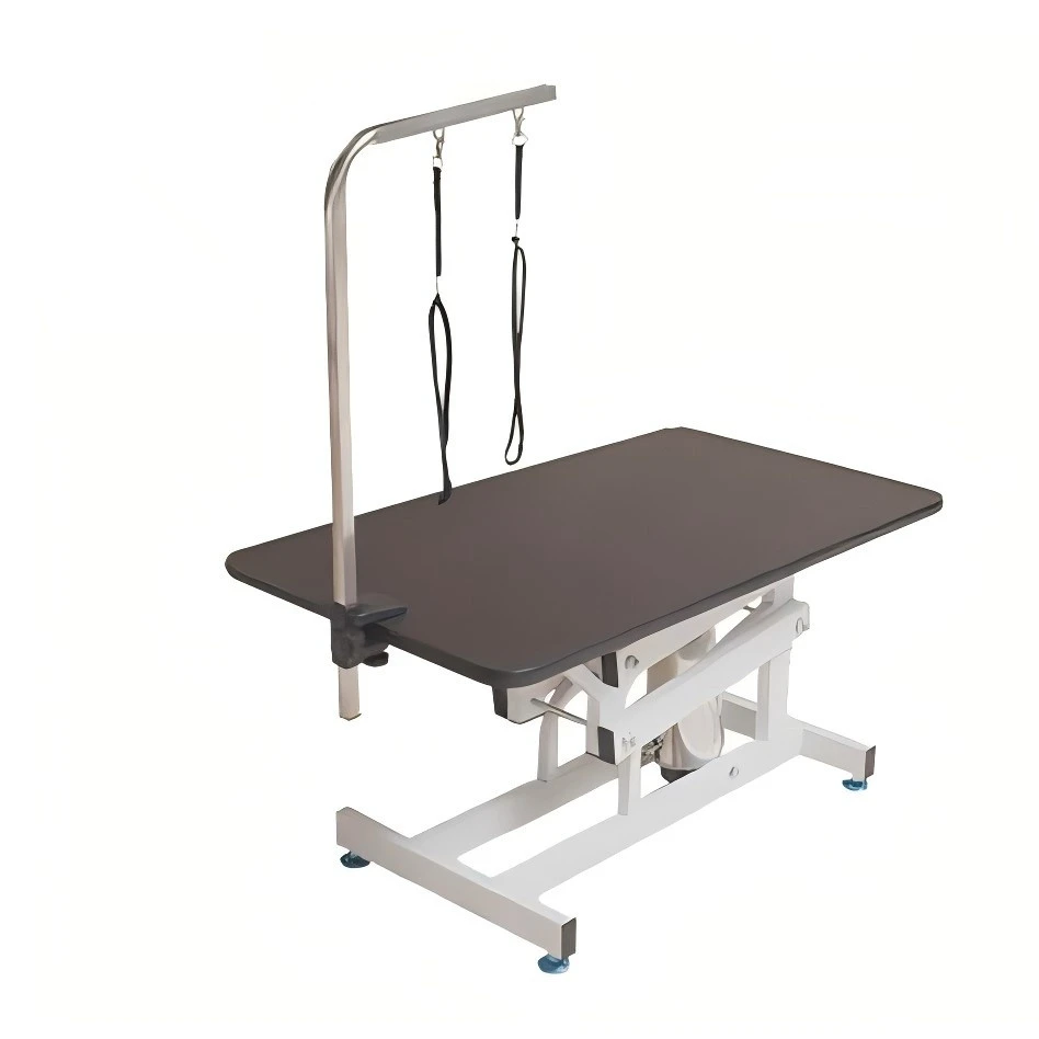 Masă de înfrumusețare pliată pentru îngrijirea animalelor de companie cu ridicare hidraulică veterinară pentru câini