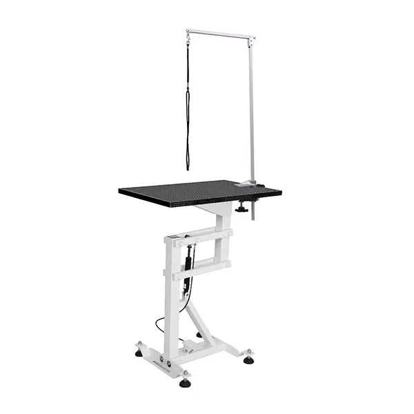 Masa de ingrijire a animalelor de companie cu ridicare pneumatica patrata